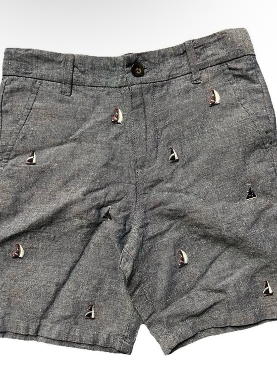 Janie and Jack Other - NWT Janie And Jack Blue Shorts Sail Boats Size 7 Adjustable Waist Summer